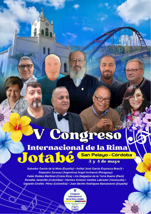 Cartel anunciador del V Congreso Internacional de la Rima Jotabé