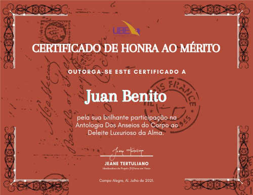 Certificado de Honra y Mérito