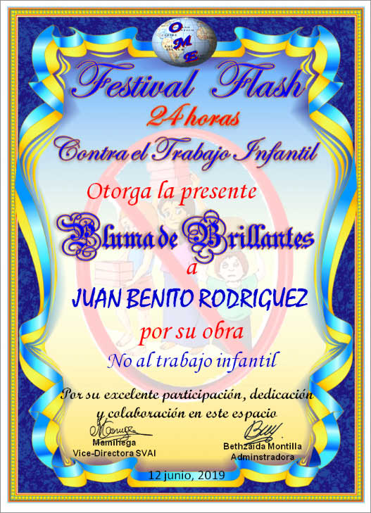 Participación en el Festival Flash 24 horas - No al trabajo infantil