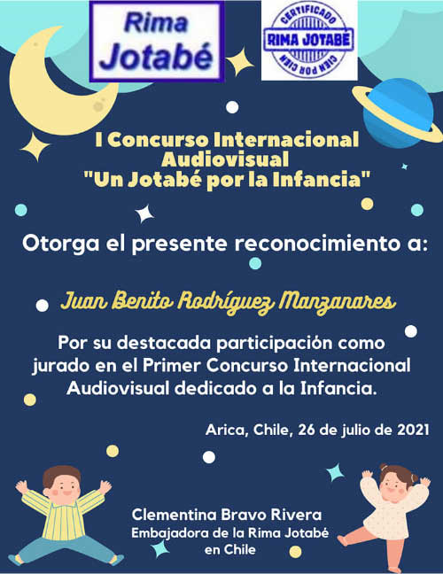 Jurado del I Concurso Internacional Visual Un Jotabé por la Infancia