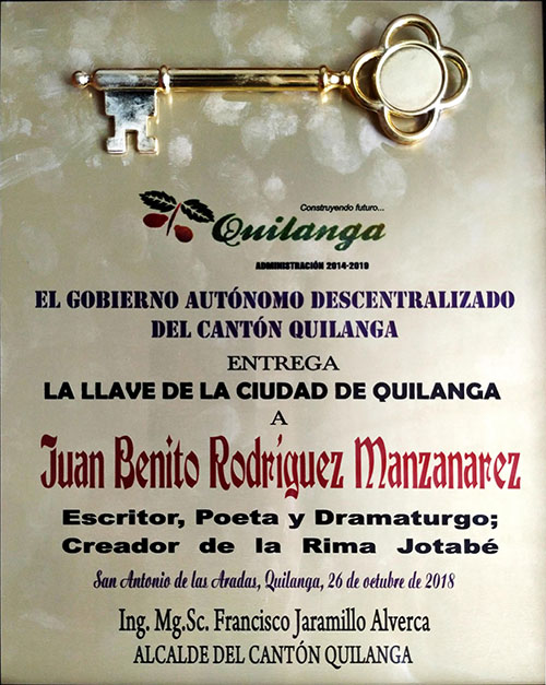 Llaves del Cantón Quilanga (Loja - Ecuador)