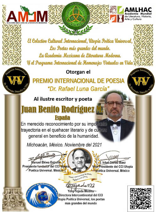 Premio Intercontinental de Poesía - Dr Rafael Luna García