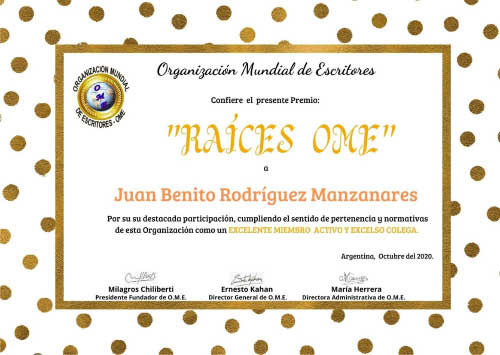 Premio Raíces 2020