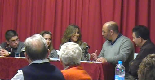 Lectura del poema dedicado a la Fallera Mayor