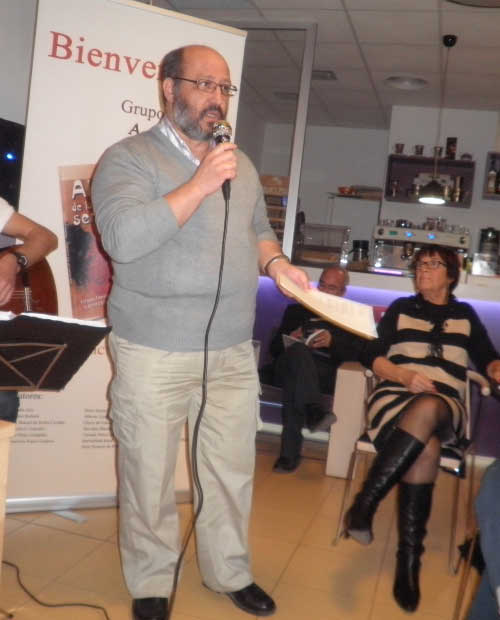 Presentación del libro, Alquimia de los sentidos, en Bibliocafé