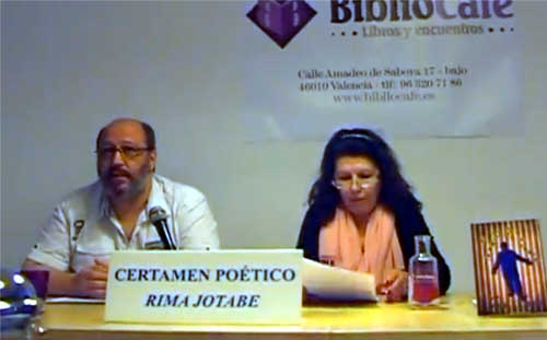 Entrega de Premios y Diplomas del, II Certamen Poético, Rima Jotabé