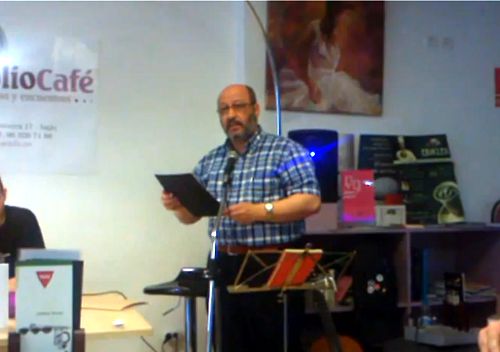 Apertura del evento por el bibliotecario