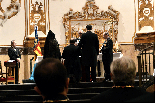 Ceremonia de ingreso en el, Insigne Capítul de l'Almoina de Sant Jordi de Cavallers del Centenar de la Ploma