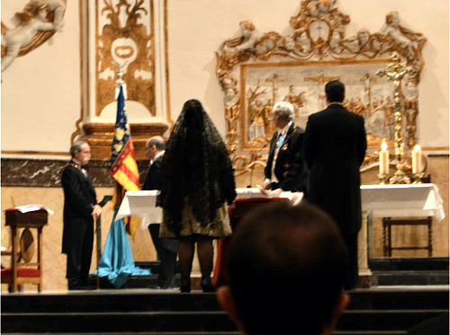 Ceremonia de ingreso en el, Insigne Capítul de l'Almoina de Sant Jordi de Cavallers del Centenar de la Ploma