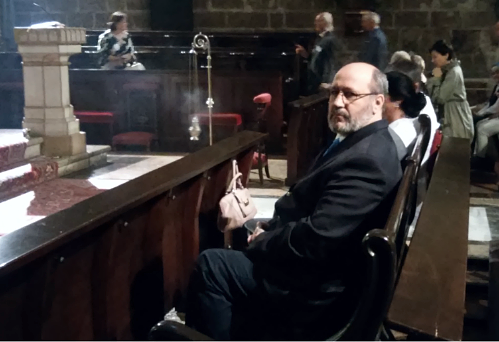 Ingreso en la Cofradía del Santo Cáliz