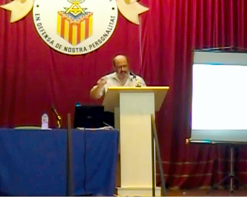 Presentación de mi poemario Franja Blava en el GAV