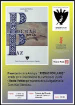 Presentación del poemario colectivo, Poemas por la paz de la Unión Nacional de Escritores de Españ