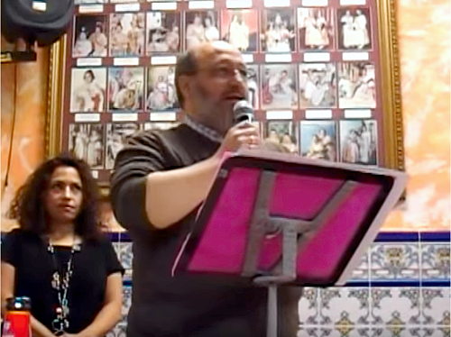 Lectura del Llibret en la Falla Blocs Plaja