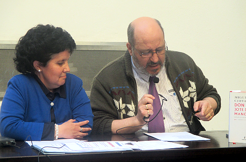 Homenaje a Cervantes en la Unión Nacional de Escritores de España