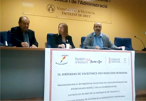 Participación en las IX Jornadas de Escritores Pro Derechos Humanos