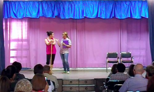 Estreno del sainete La portera