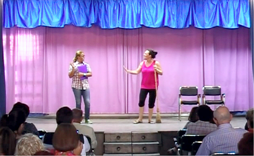 Estreno del sainete La portera