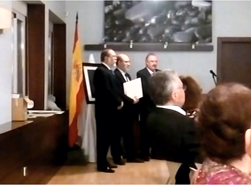 Ingreso en la Orden Literaria Francisco de Quevedo