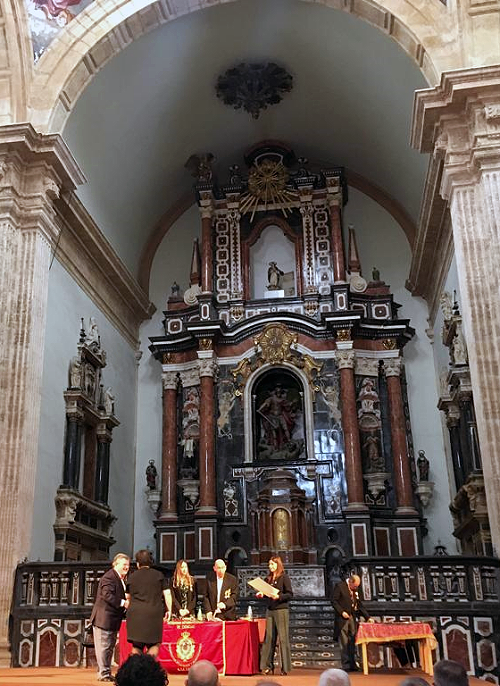 Recepción de la Medalla al Merito Académico