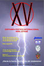 XV Certamen Poético Internacioanl Rima Jotabé