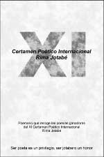 XI Certamen Poético Internacional Rima Jotabé
