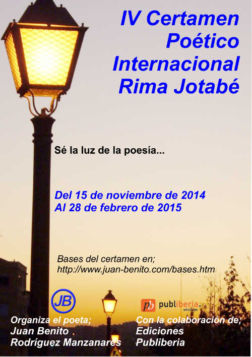 IV Certamen Poético Internacional, Rima Jotabé