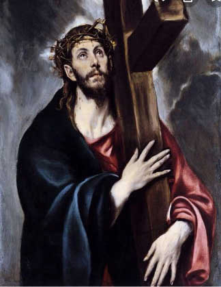 Cristo abrazado a la cruz