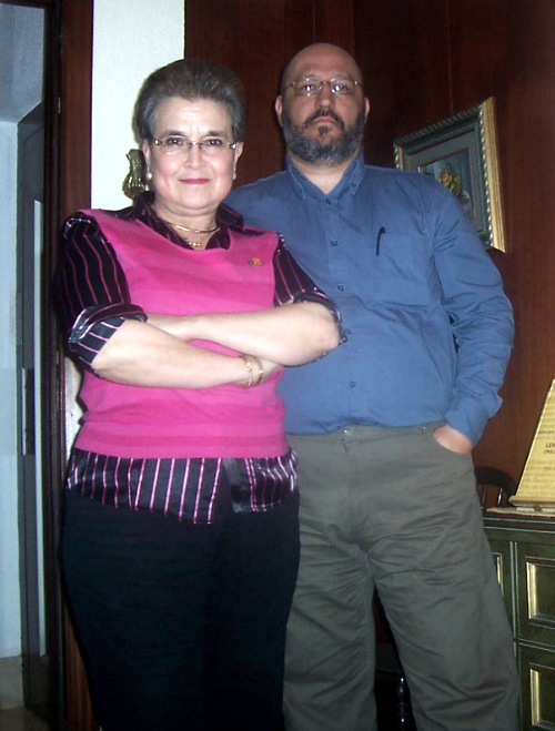 Junto a María Teresa Puerto Ferre