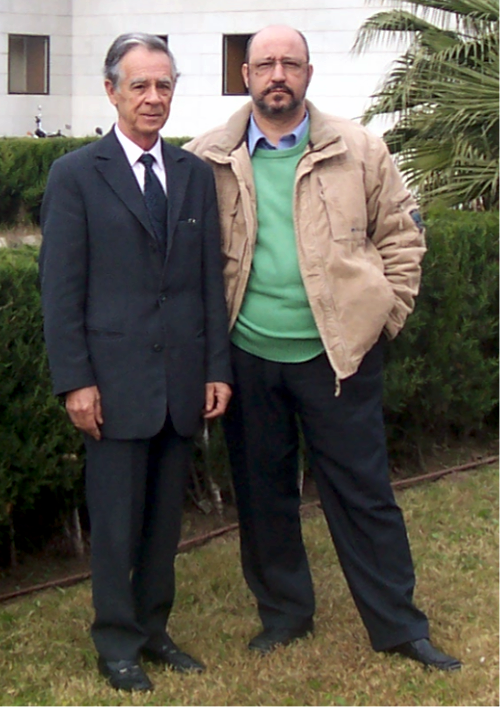 Junto a Manuel Zarzo Lozano