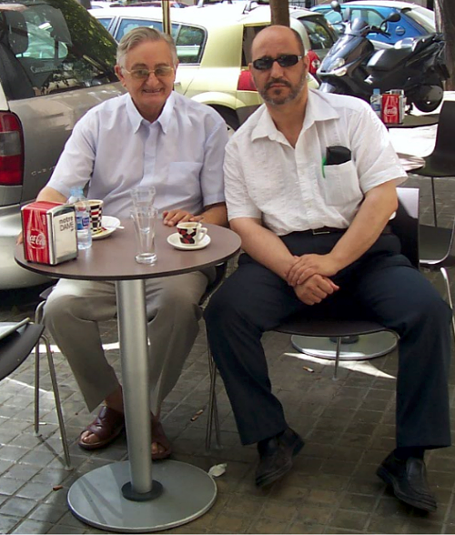 Junto al Presidente de Sa Llengo Baléà