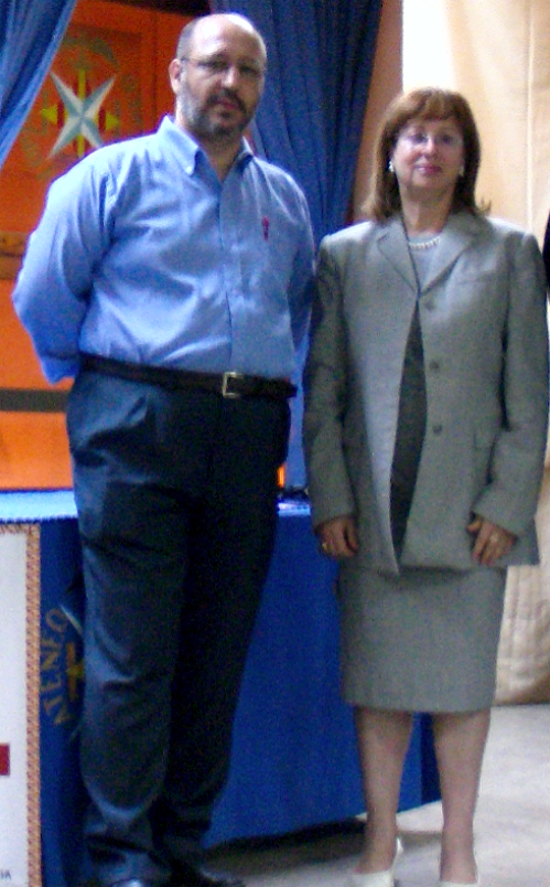 Junto a Isabel Oliver González