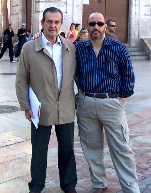 Junto a Juan Belda López