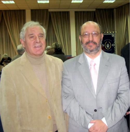 Junto a Pedro José Moreno Rubio