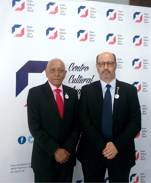 Junto a Francisco Mota Gil