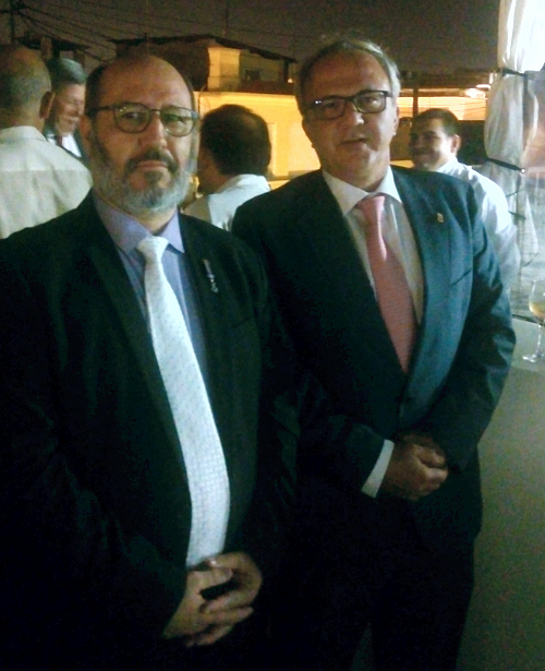 Junto a Eduardo Robles Esteban