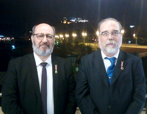 Junto a Carlos Sesma Alcón