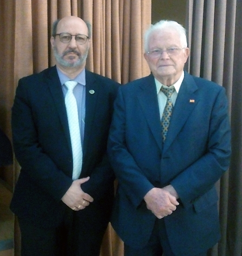 Junto a Ángel Adán García