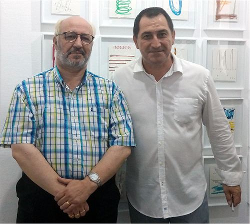 Junto a José Lapasió