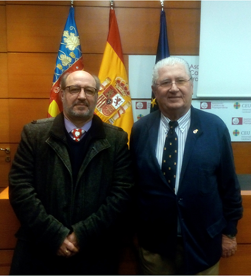 Junto a Juan Noguera Marqués de Cáceres