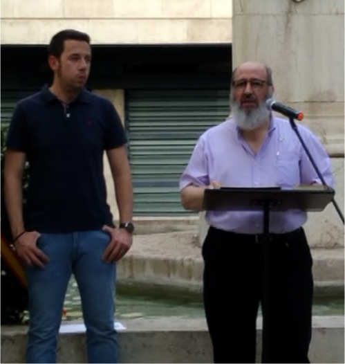 Junto a Rafael Gálvez