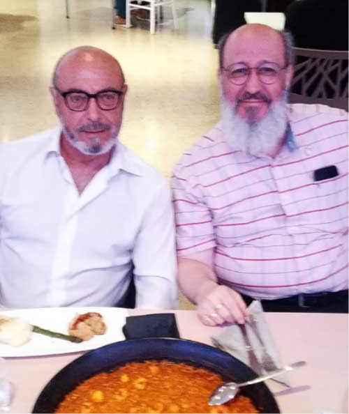 Junto a Constantino Yáñez Villaescusa