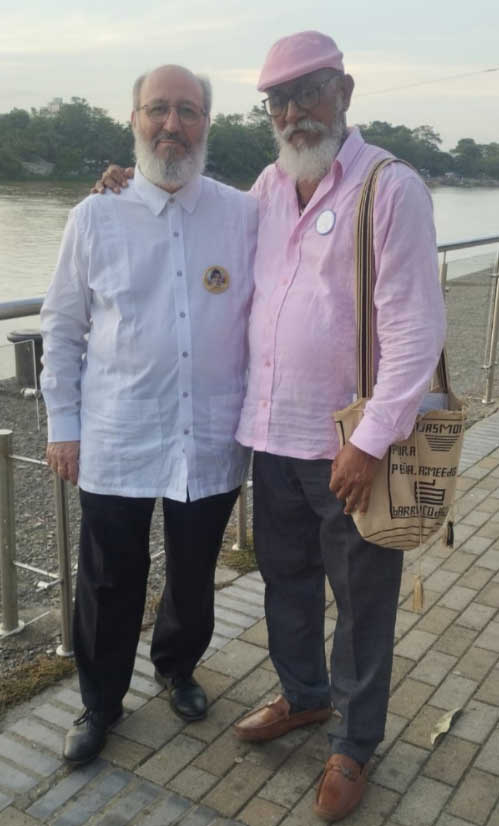 Junto a Jaime Eduardo Rojas Mora