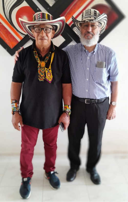 Junto a Carlos Javier Correa Fuentes