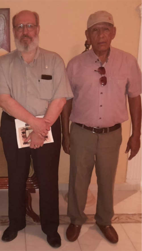 Junto a Aldo Galván Boez