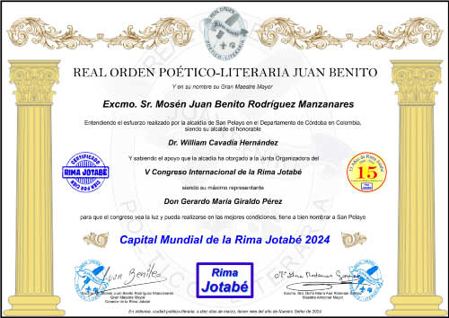 San Pelayo es nombrada, Capital Mundial de la Rima Jotabé en 2024