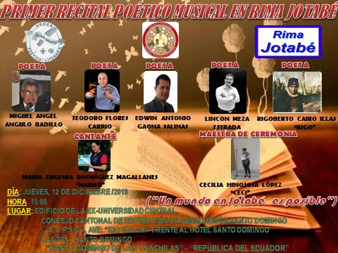 I Recital Poético-Musial en Rima Jotabé