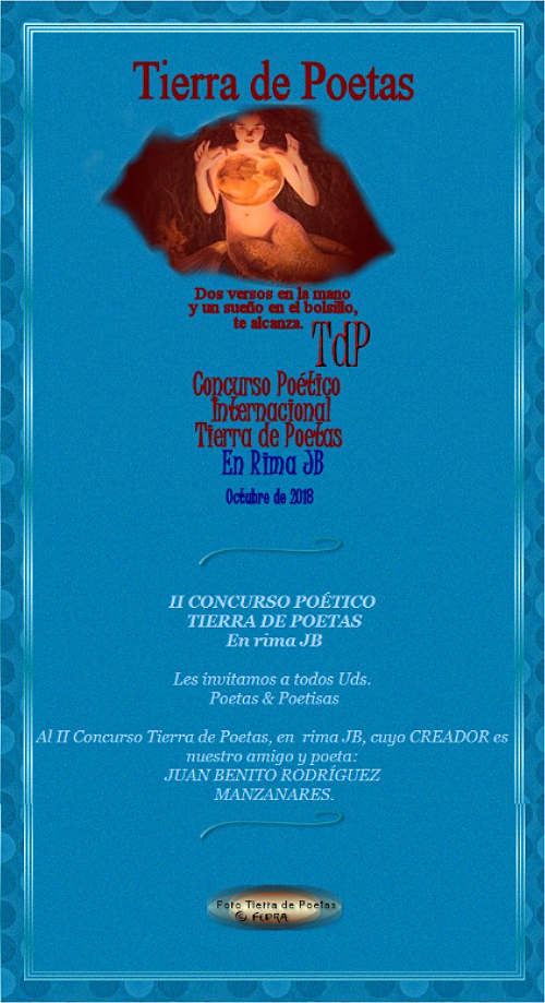 II Concurso Poético Tierra de Poetas en Rima Jotabé