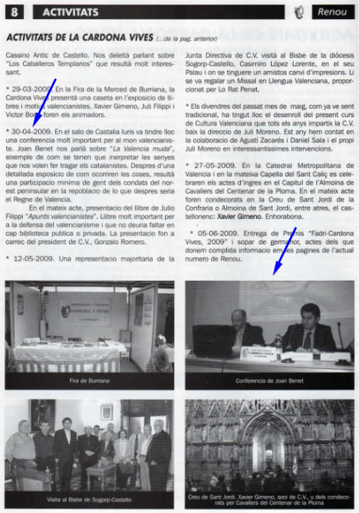 Conferencia, LaValencia muda (Repoblar es volver a poblar)