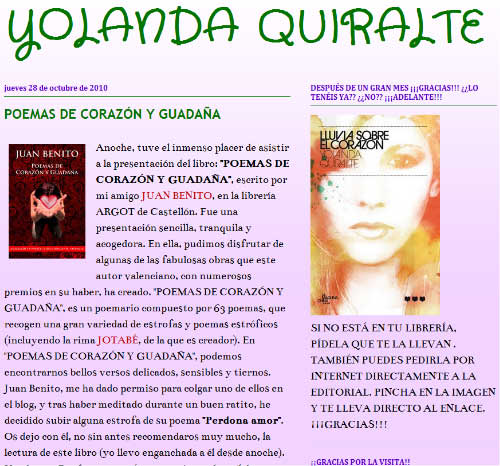 Blog de Yolanda Quiralte