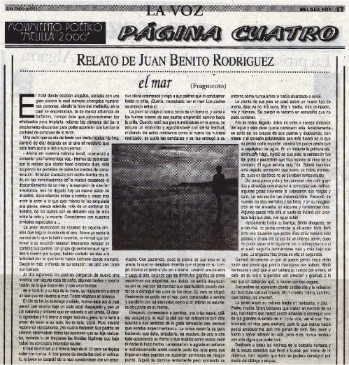 Diario, Melilla Hoy - Relato El mar
